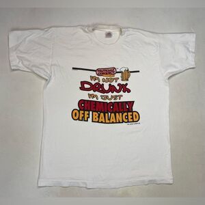 VINTAGE I’m Not Drunk Beer 1996 Graphic T-shirt Men XL USA 90s Single Stitch